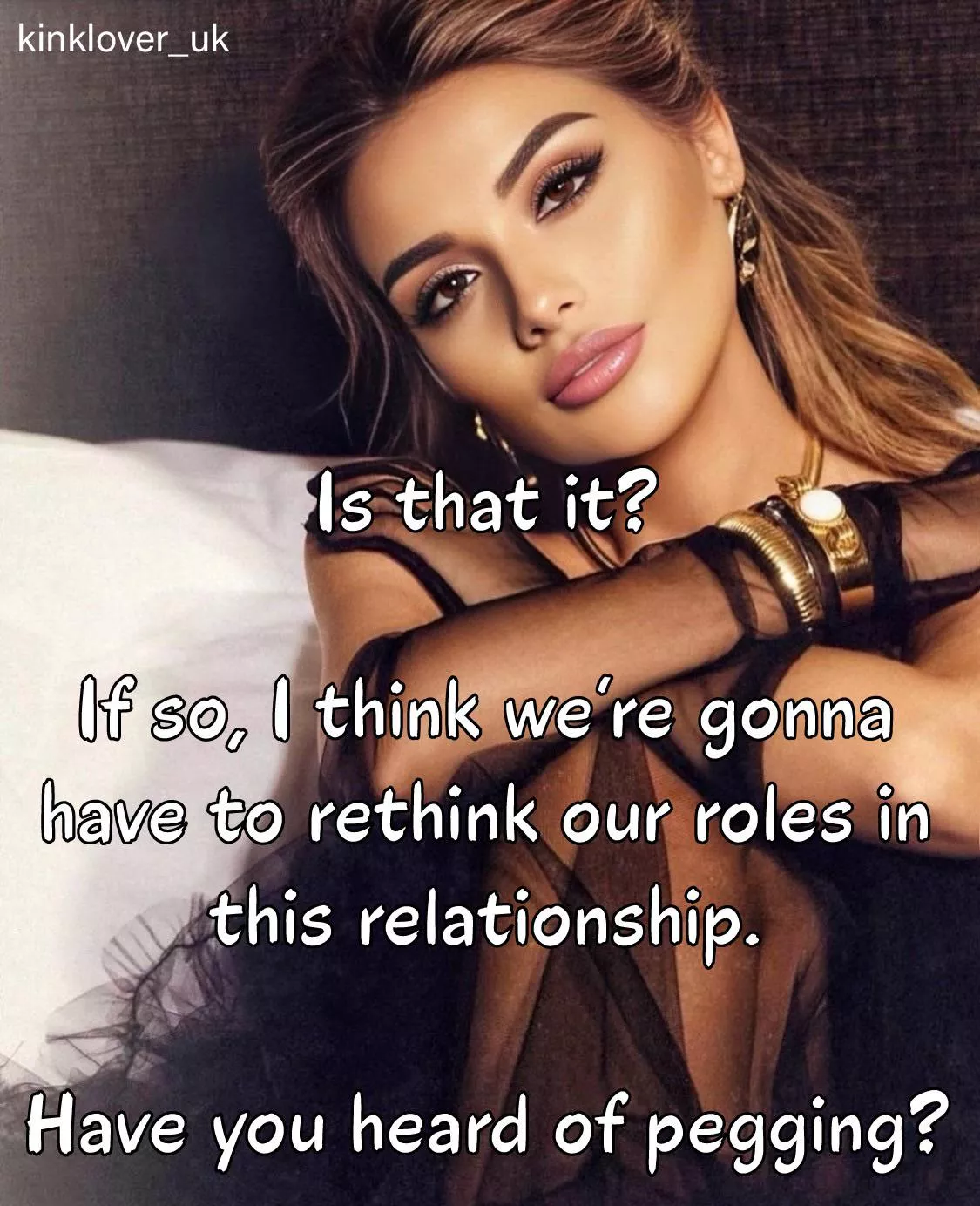 Your sex life, as you have known it, is about to change. Big time. posted by kinklover_uk