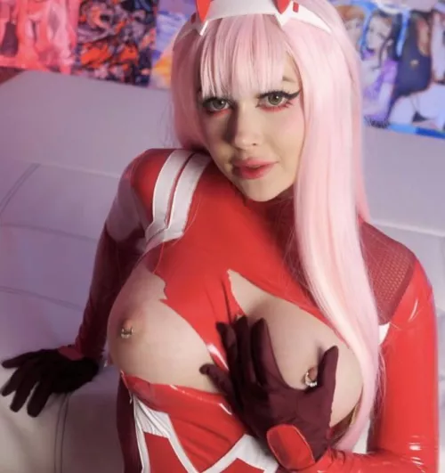 Zero Two from Darling in the Franxx by Purple Bitch by im_purplebitch