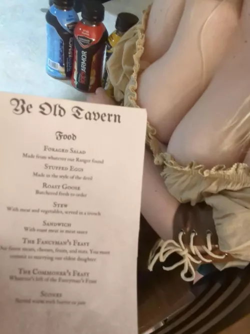 At the Skyrim Tavern tonight by Paleteen18