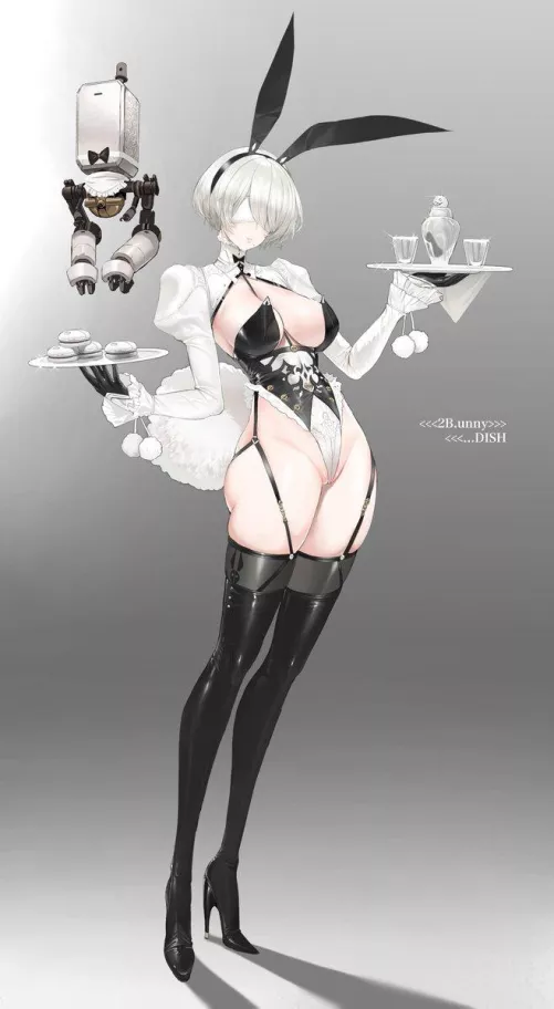 Bunny 2B (Dishwasher1910) by CheetahSperm18