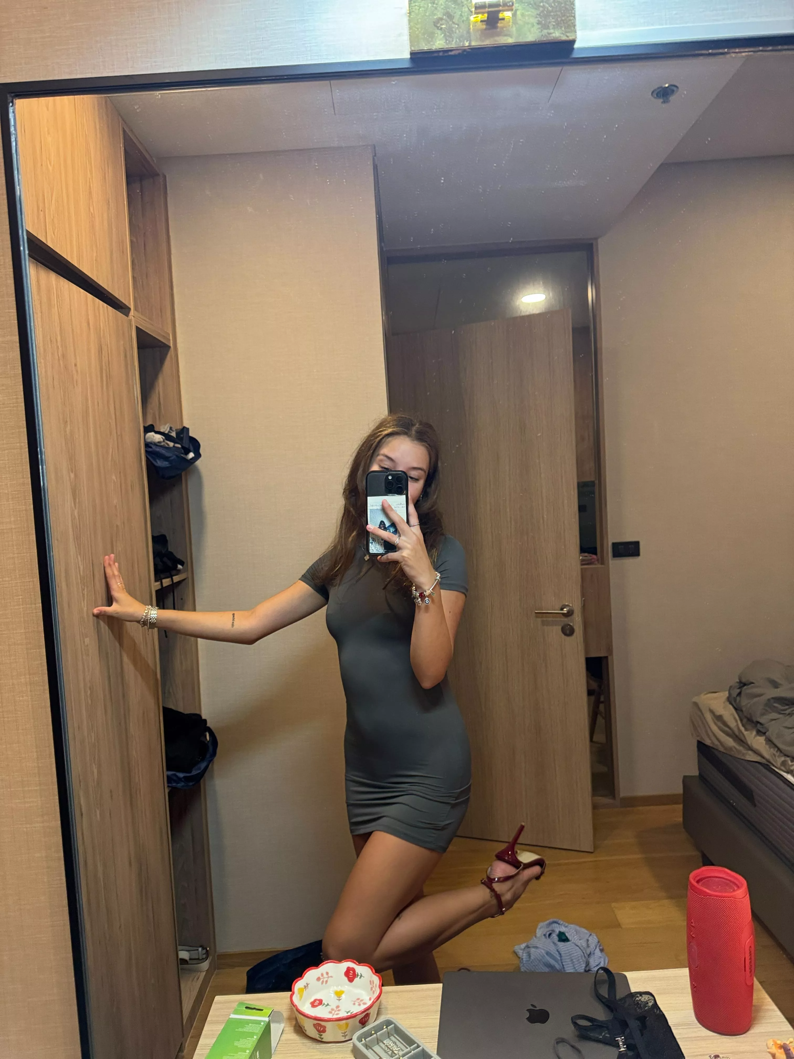 Does this petite 18yo body turn you on? posted by Financial-Loan-3394
