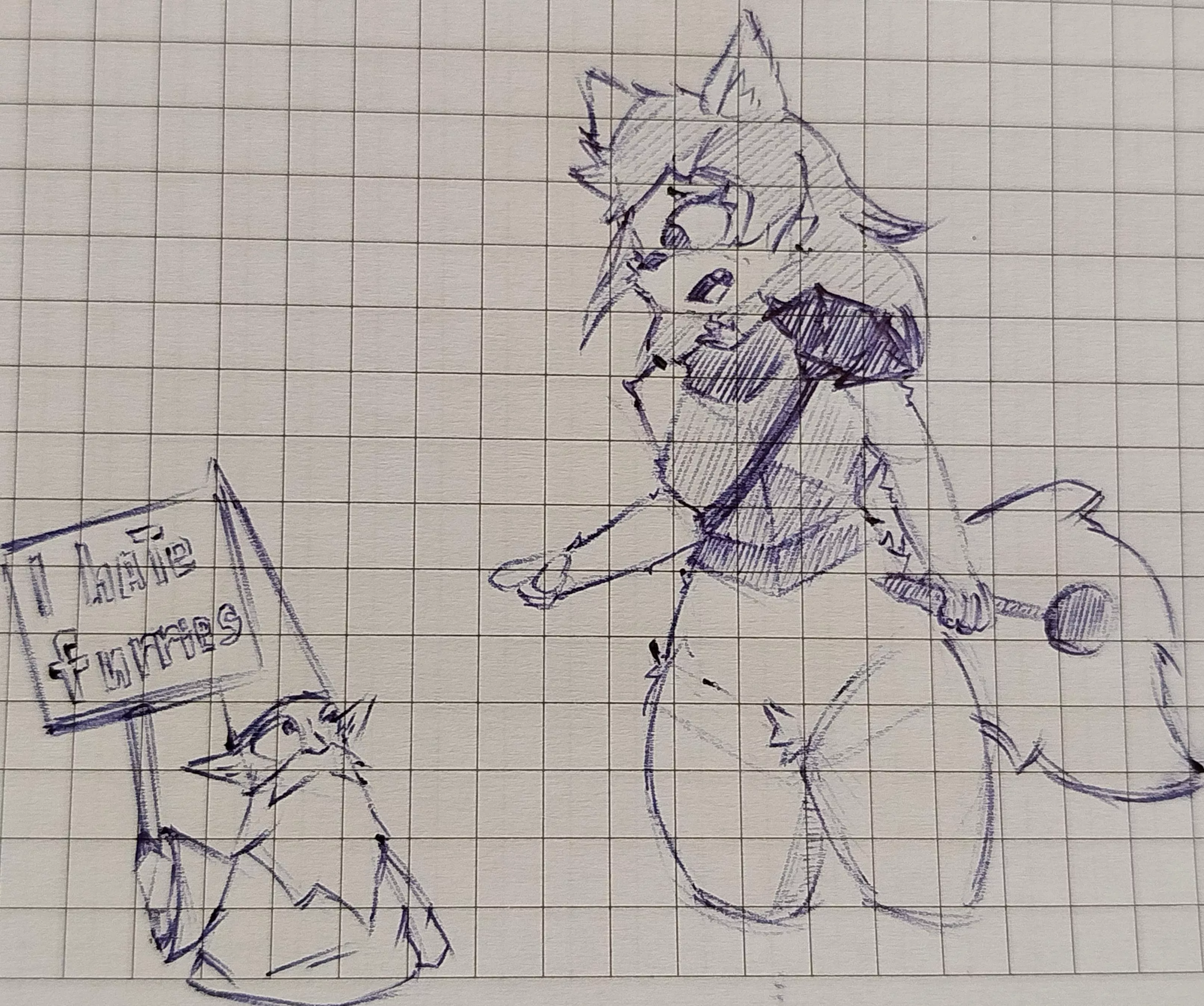 Green gnom wizard vs furry knight, who will win? (it's just a stupid joke and nothing more) posted by arto227