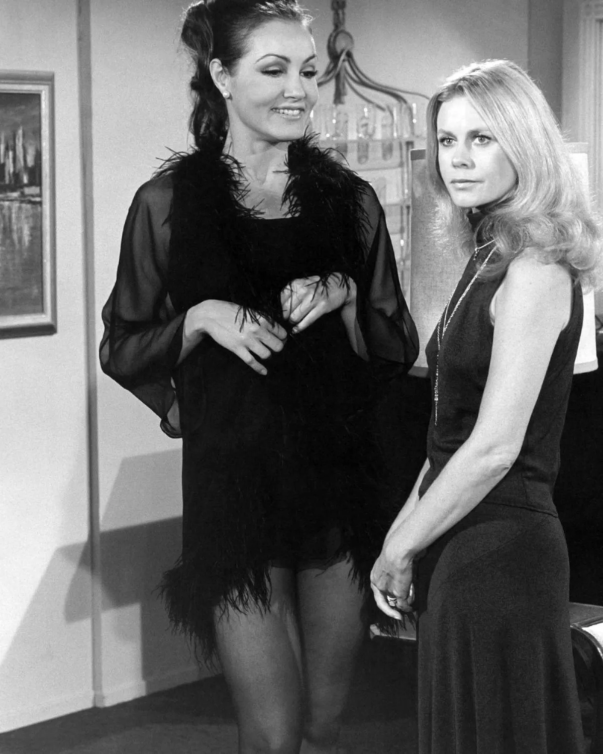Julie Newmar and Elizabeth Montgomery (1960s) posted by bil_sabab