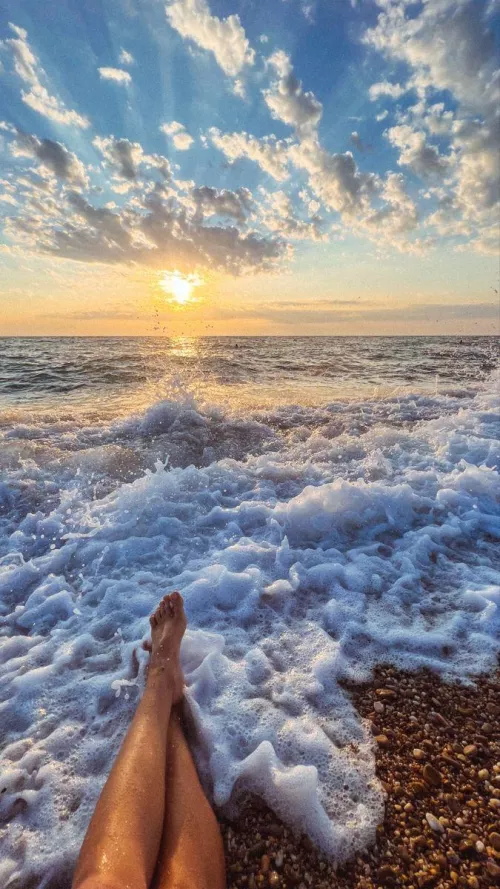 Legs on the beach by LoveMyselfverymuchh