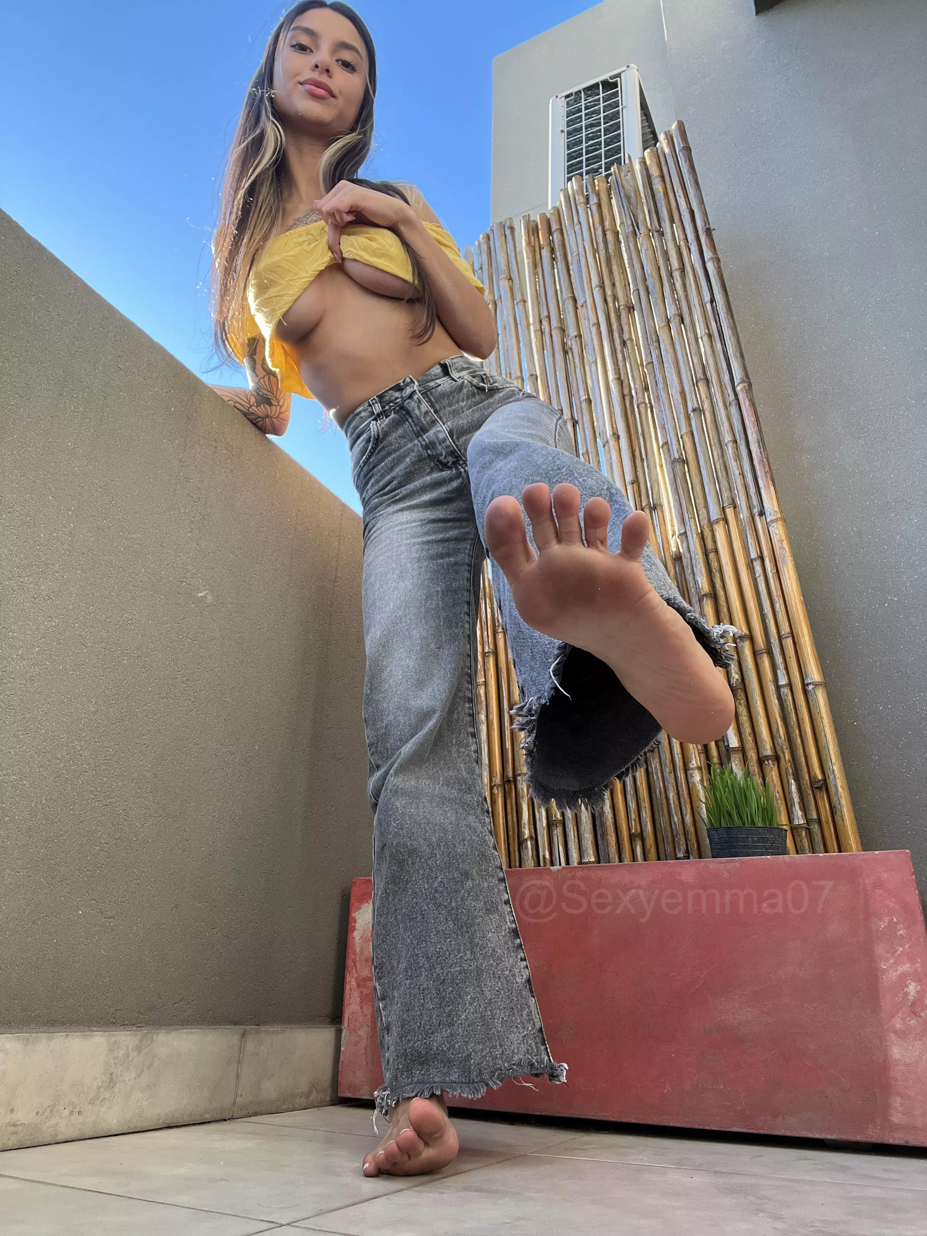 My dirty soles; I hope you don’t mind. posted by sexyemma07