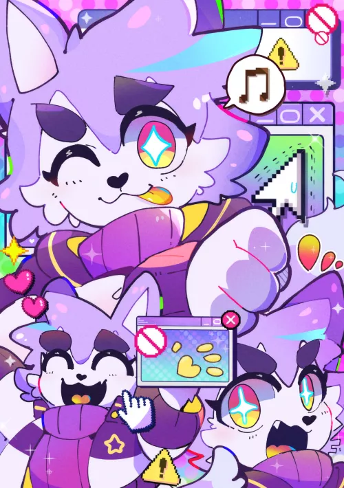 no cursor is safe with me around! now give me your bank account information :3c [art by titipontakemiya] by lupinwoof