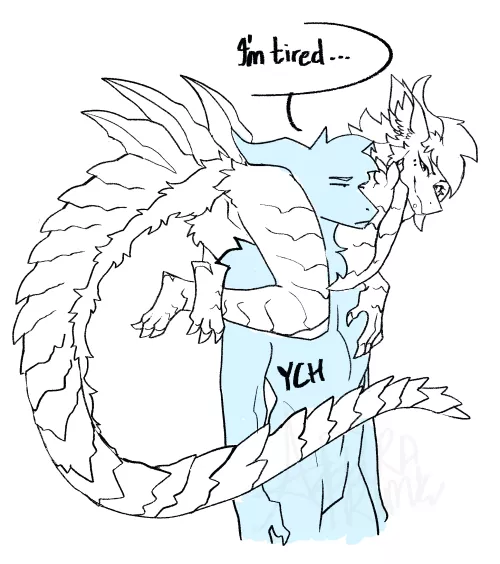 Pay What You Want! :D (the dragon is me! inspired by a meme! Payements only through PayPal!) by DragonClawXL