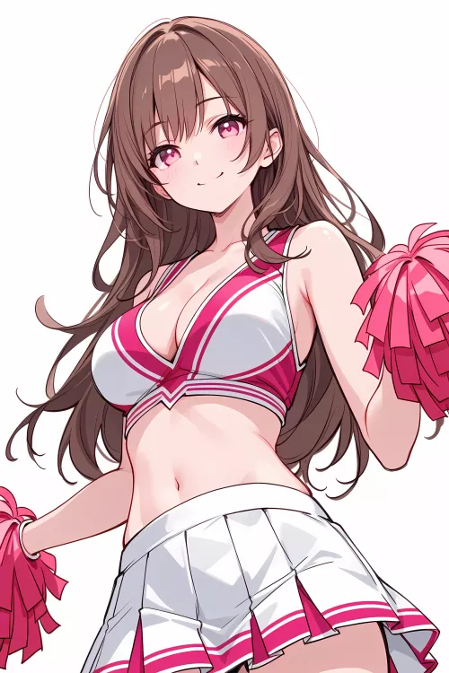 Pink Cheerleader  by CheetahSperm18