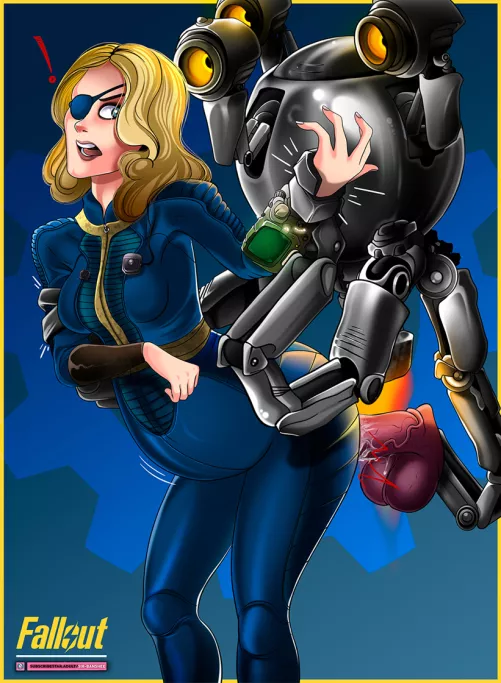 Steph and Mr. Handy by Sir_Banshee