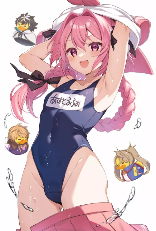 Swimsuit Astolfo by pedoro_pedoro
