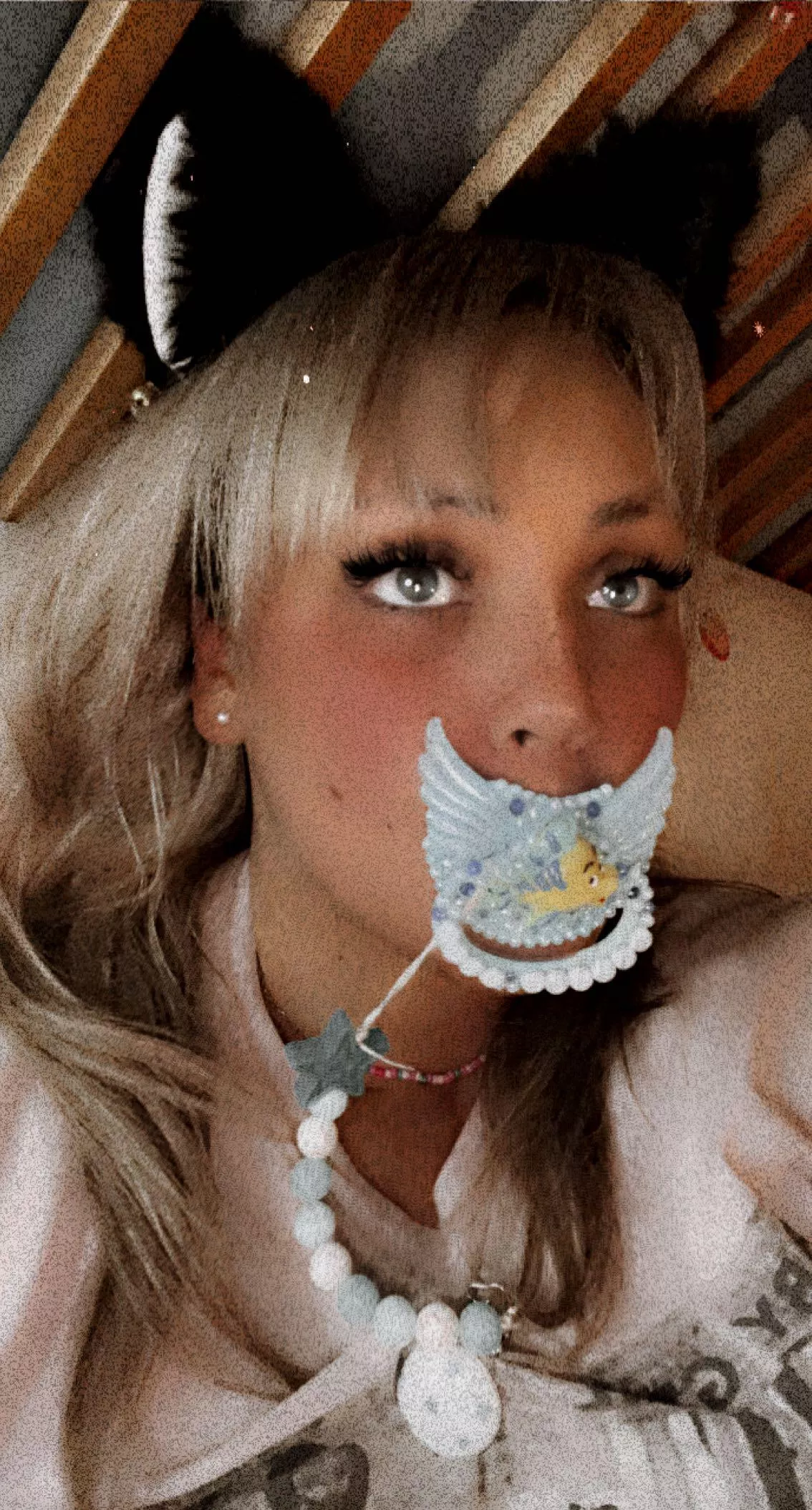 Two years ago, found my kitty ears the other day teehee ♡ posted by babieeofmischief