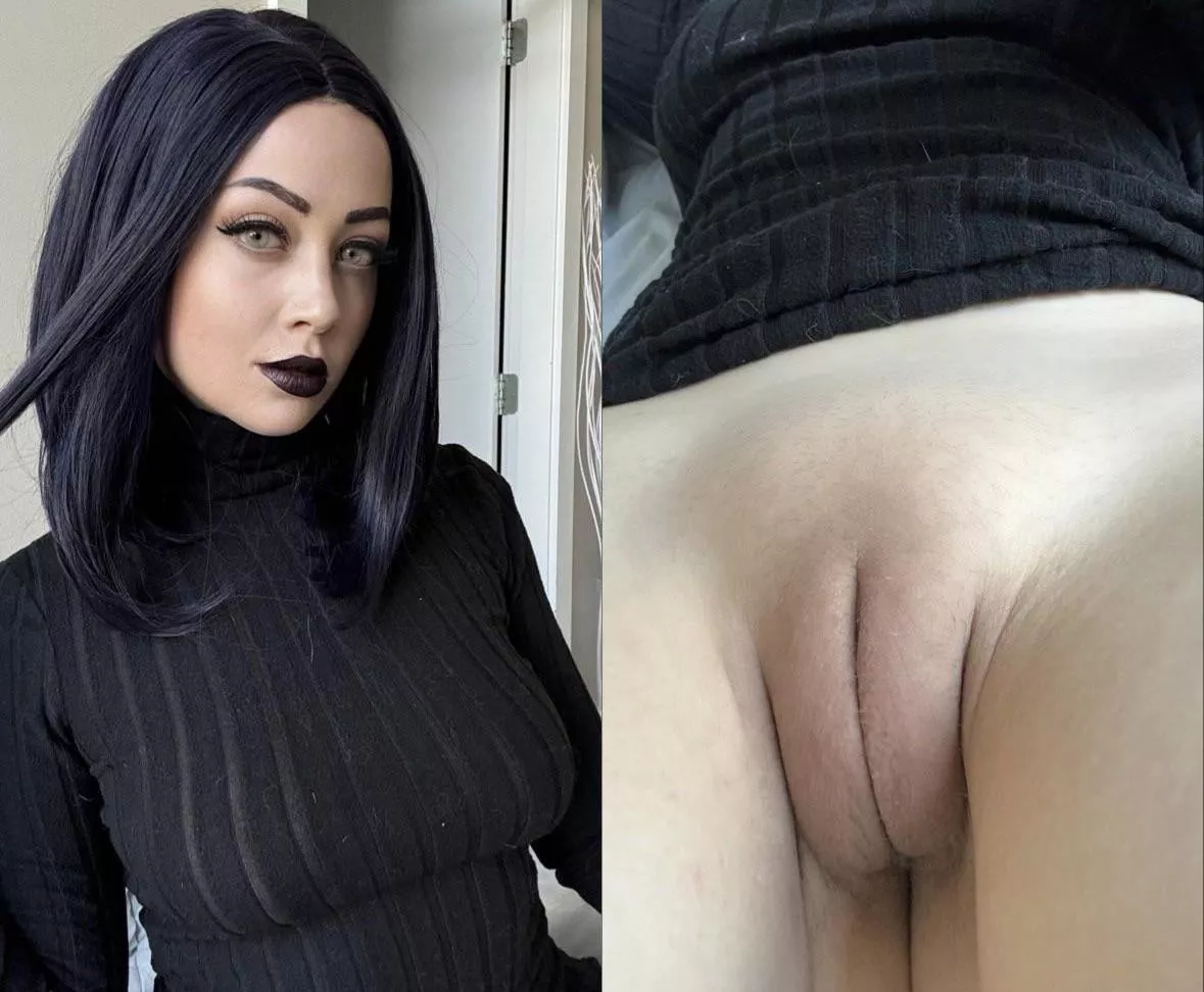 You might get black lipstick on my pussy if you kiss me before you eat it, but I don’t mind  posted by TwoBrattyCats