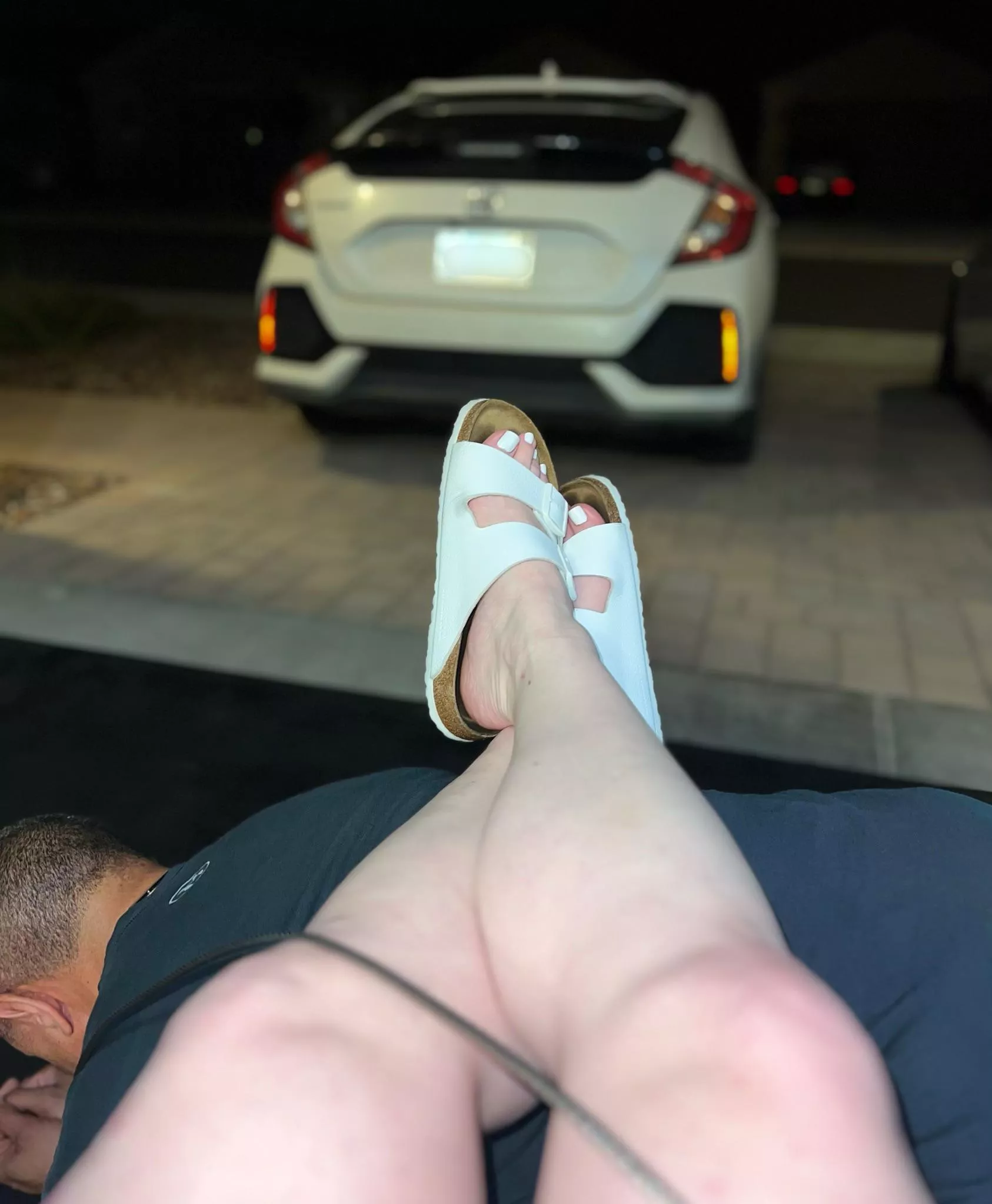 Getting Some Fresh Air While my Master’s Waits for Her Sister to Drive Up posted by Pooh_Butt