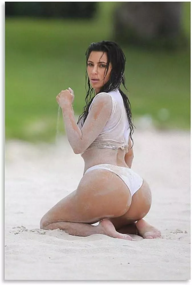 Kim Kardashian in white  posted by DcThaBarber