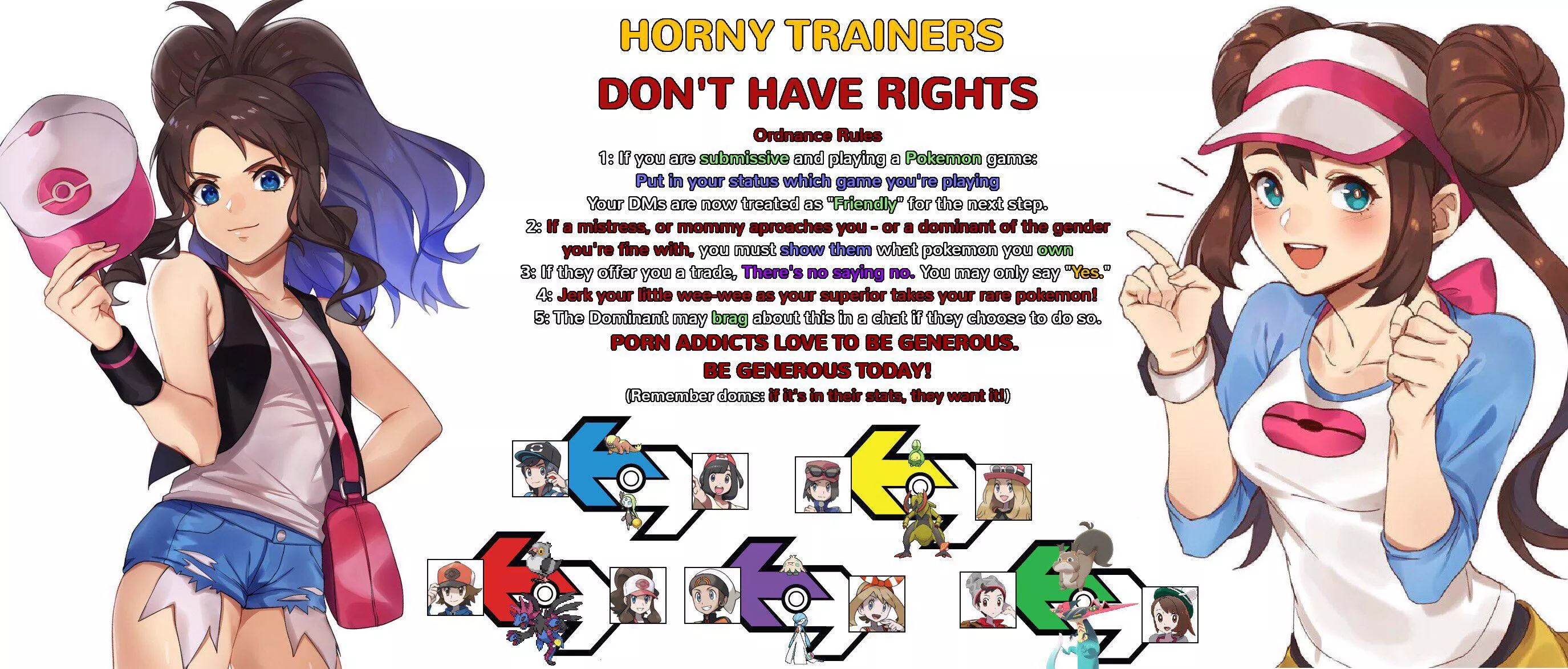 Losers like you don't deserve good pokemon! why don't you actually make yourself useful for once, and surrender you best mons to someone who actually deserves them? posted by censoredbetaloser_73
