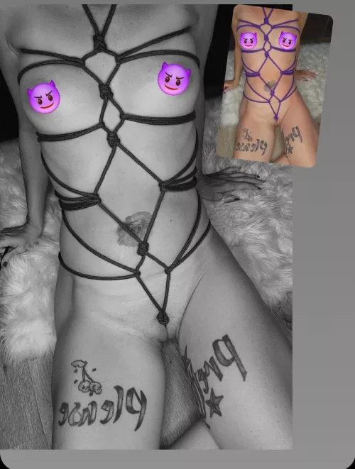 💋Shibari Self-Tie ~ karada by Zaddys_Kitten