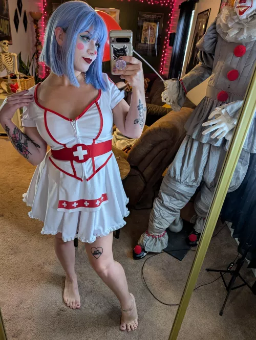 Would you let me probe you with medical instruments? I earned my degree at Clown College.  by KinkeeKlown