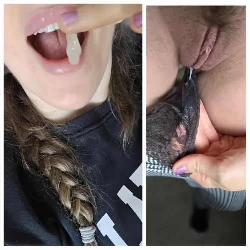 Am I pervert that I love eating my own, sticky grool? :P  by bodyliketeen