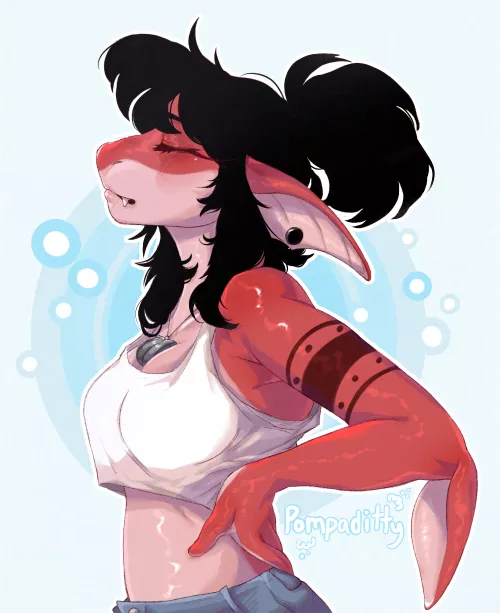 Art Trade #6 || Asula for Moonie by Pompaditty