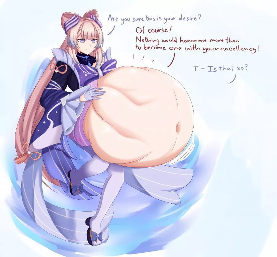 {image} Sangonomy Kokomi vore 0.0 (digestion) (female pred) posted by Emotional-Argument-7