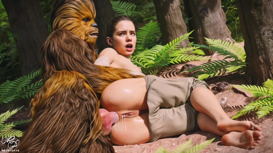 Rey and Chewie - Stretching Exercises (ReynyDays) by ReynyDaysSFM