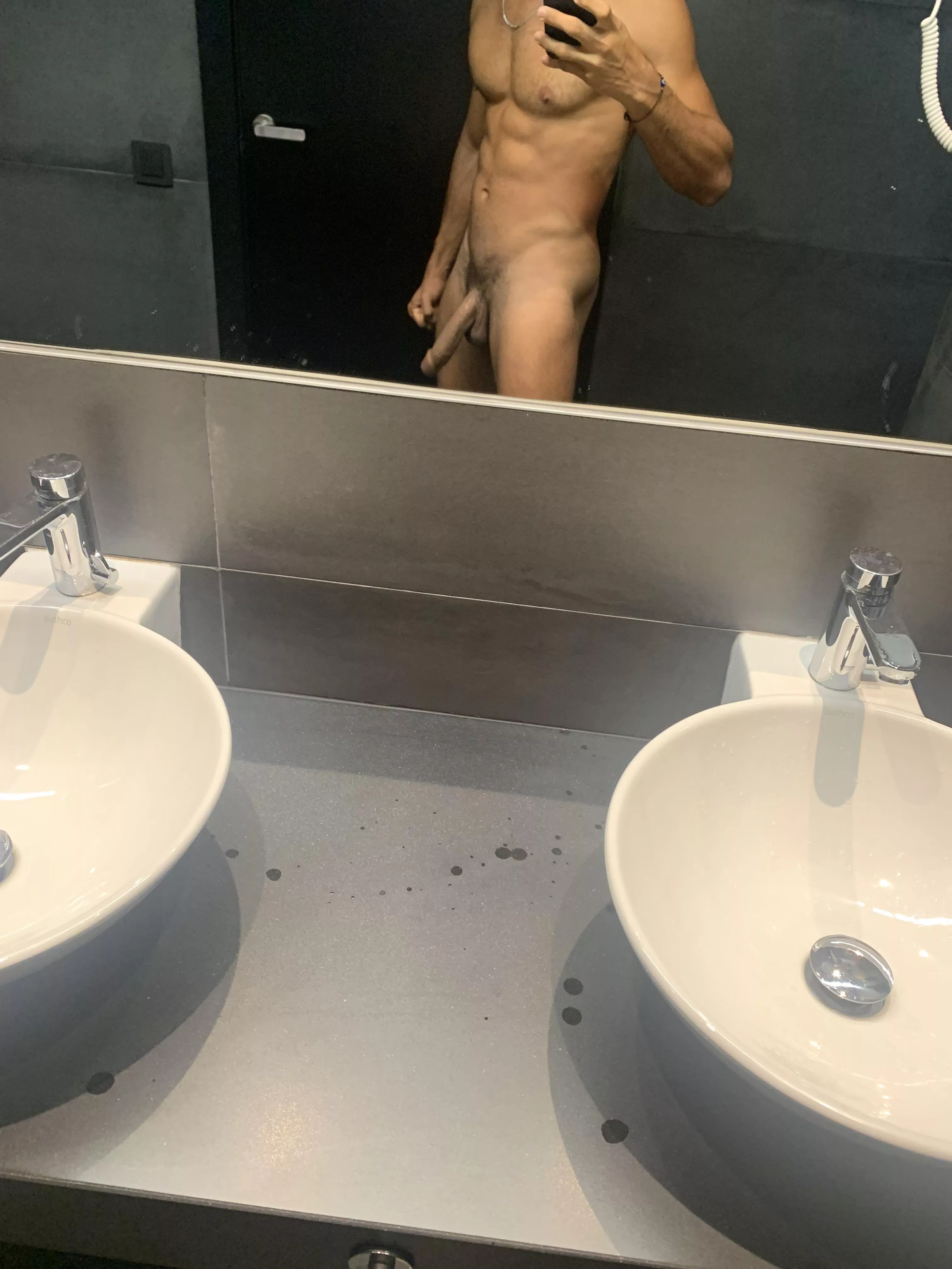 That door was unlock and it was a hostel. Anyone could open at anytime.  I got hard because of that  posted by ThomasPedro