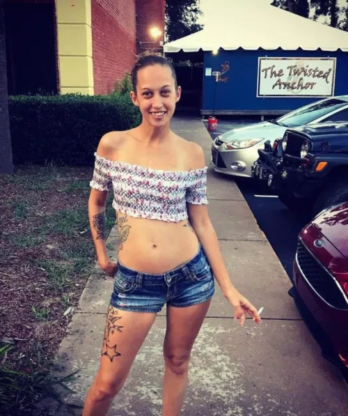 Girlfriend smoking after dinner by Nates94