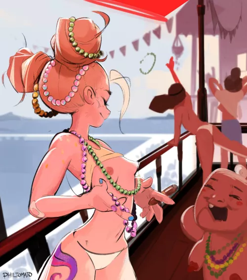 Having a little carefree fun on Mardi Gras (Philtomato) by myfriendscantknow