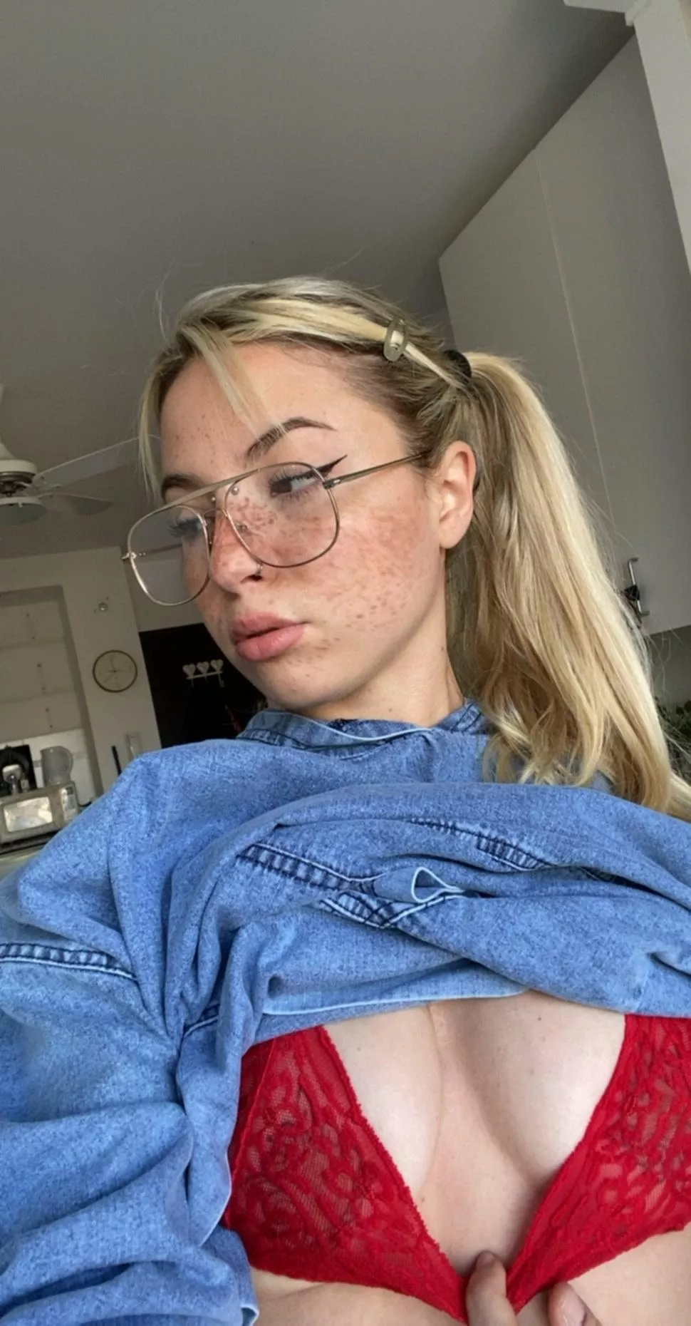 I am taking everything off for you right now  posted by AlexaxParker