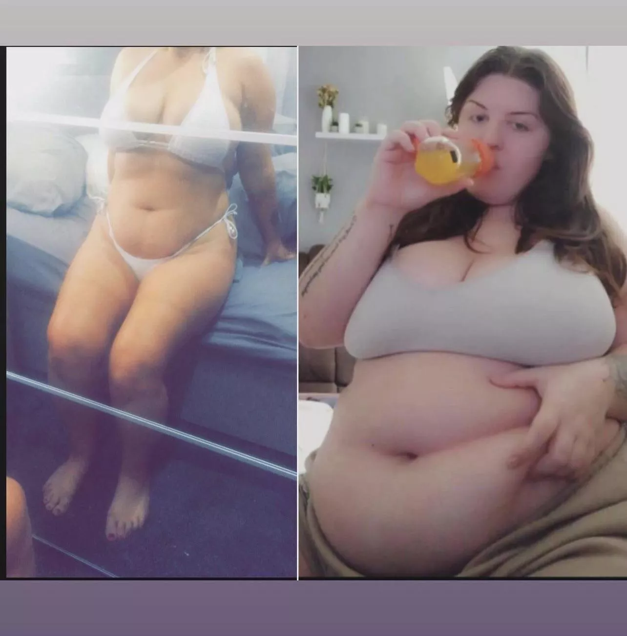 My before and after  posted by Biggirluk