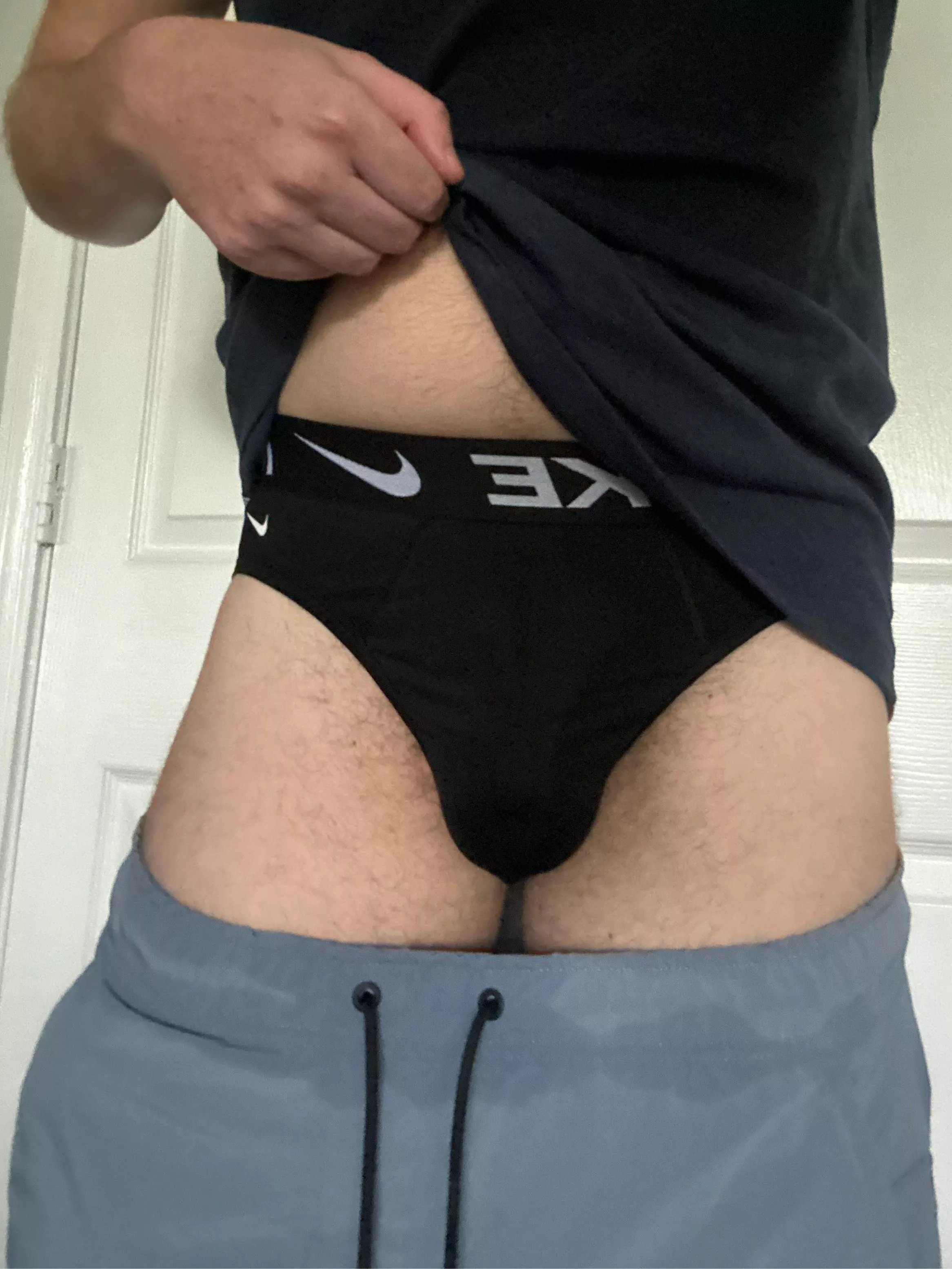 post gym sweat 💦 nike briefs have the best pouch posted by undieguyusa