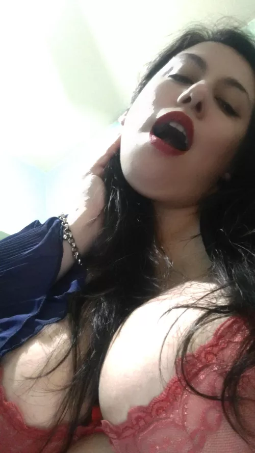 These boobs and me are waiting for you to try them. Come play with my nips by MarianneAzens