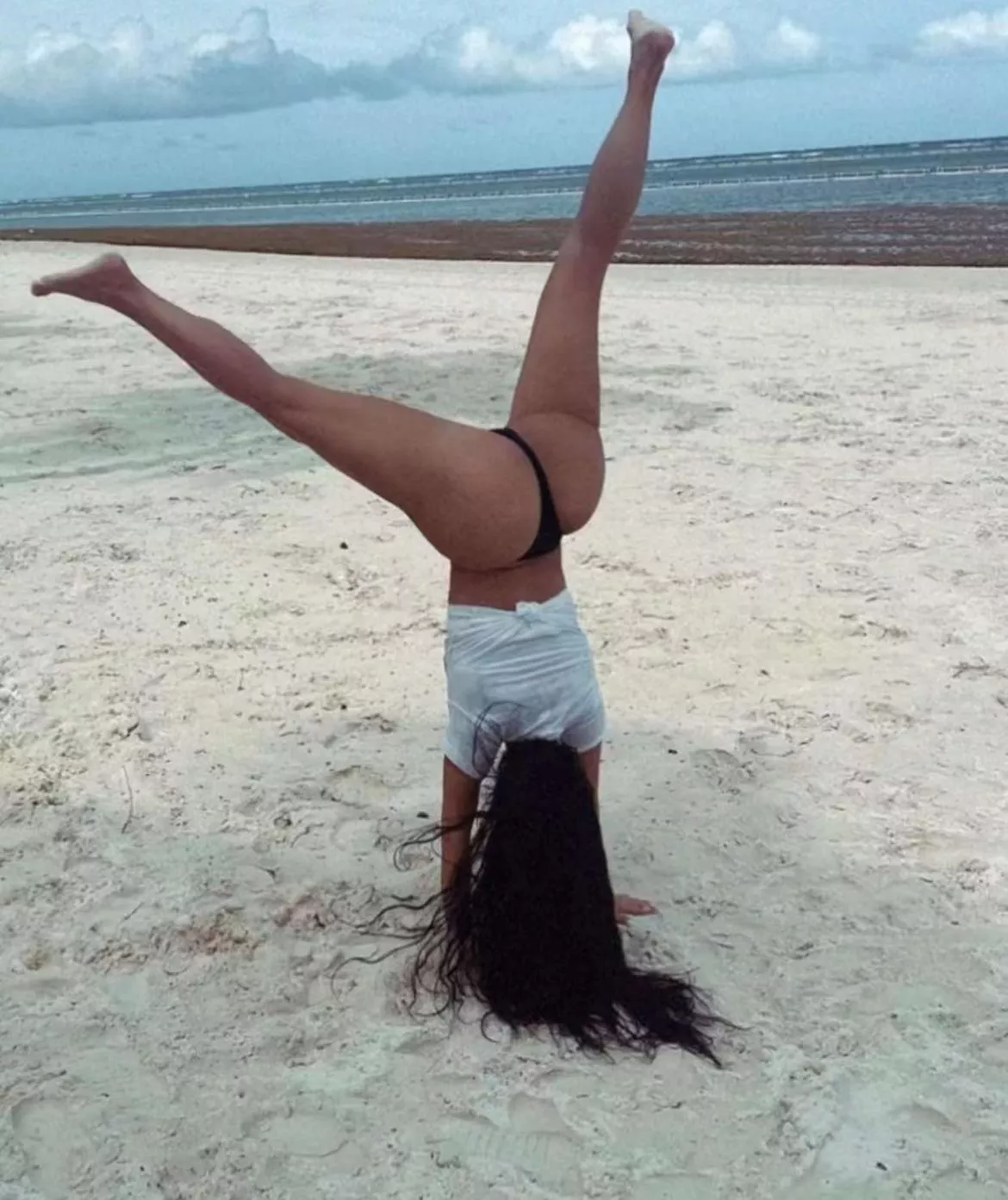 Thong picture off of khloes story posted by OwnCost7730