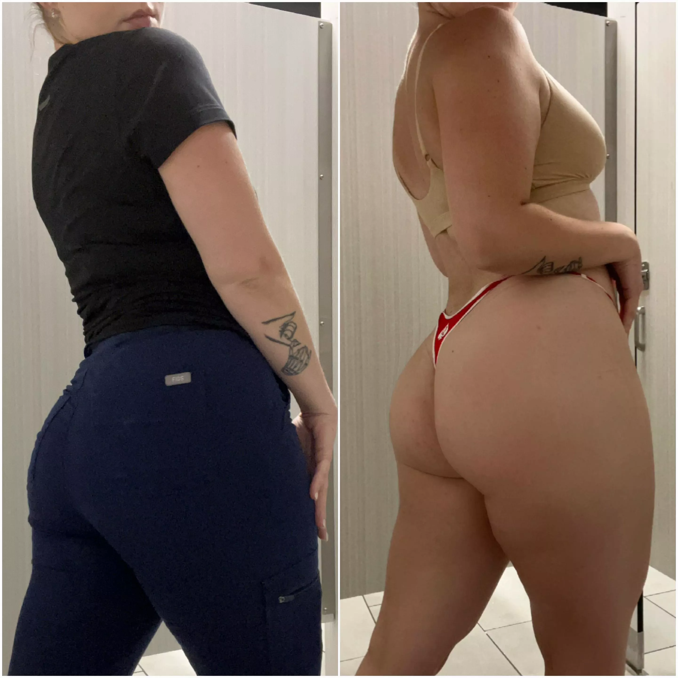 Which one do you prefer your nurse in?  posted by thehotwifenurse