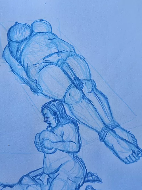 Bound bbw by me  by feedmeredapples