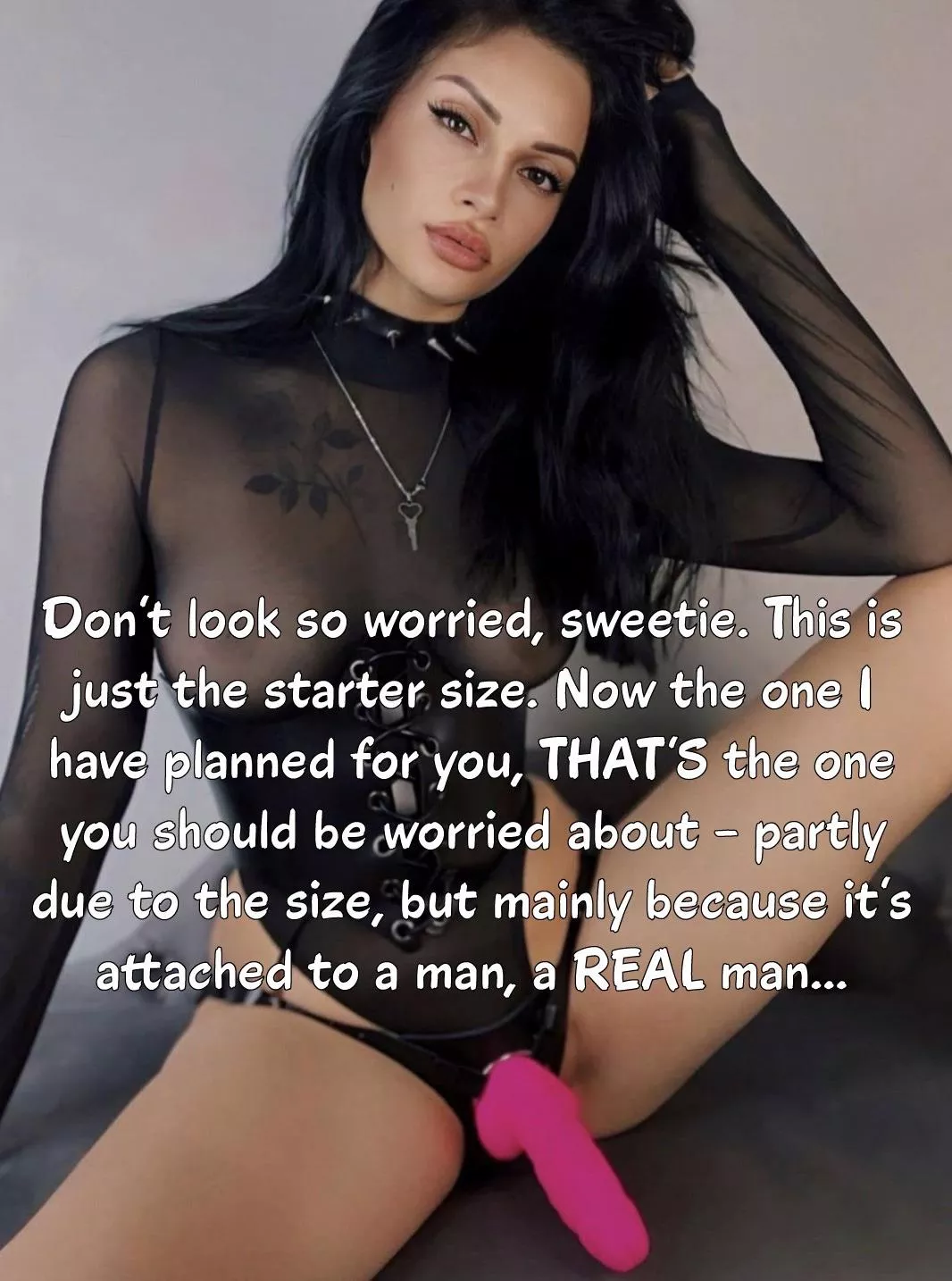 Didn’t you realise that pegging was just another step in her goal to break your will? posted by kinklover_uk