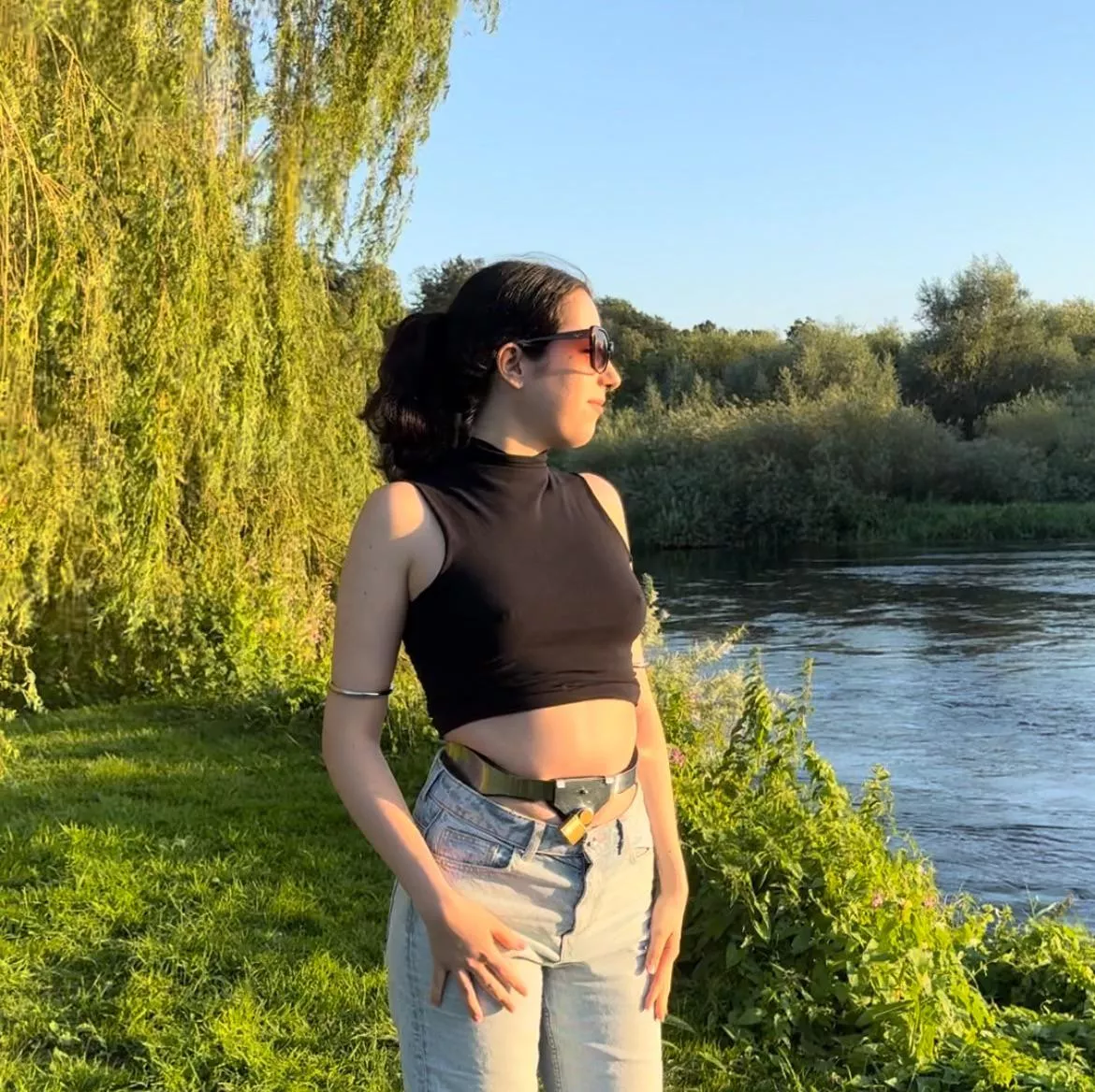 Holidays! Yesterday I met Marta Klint and it was so lovely sharing steel kinks and experiences around chastity!  posted by wet_nesday