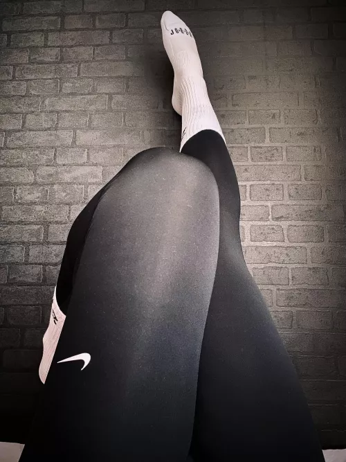 I love looking down at my legs! 😊 by somewhore_