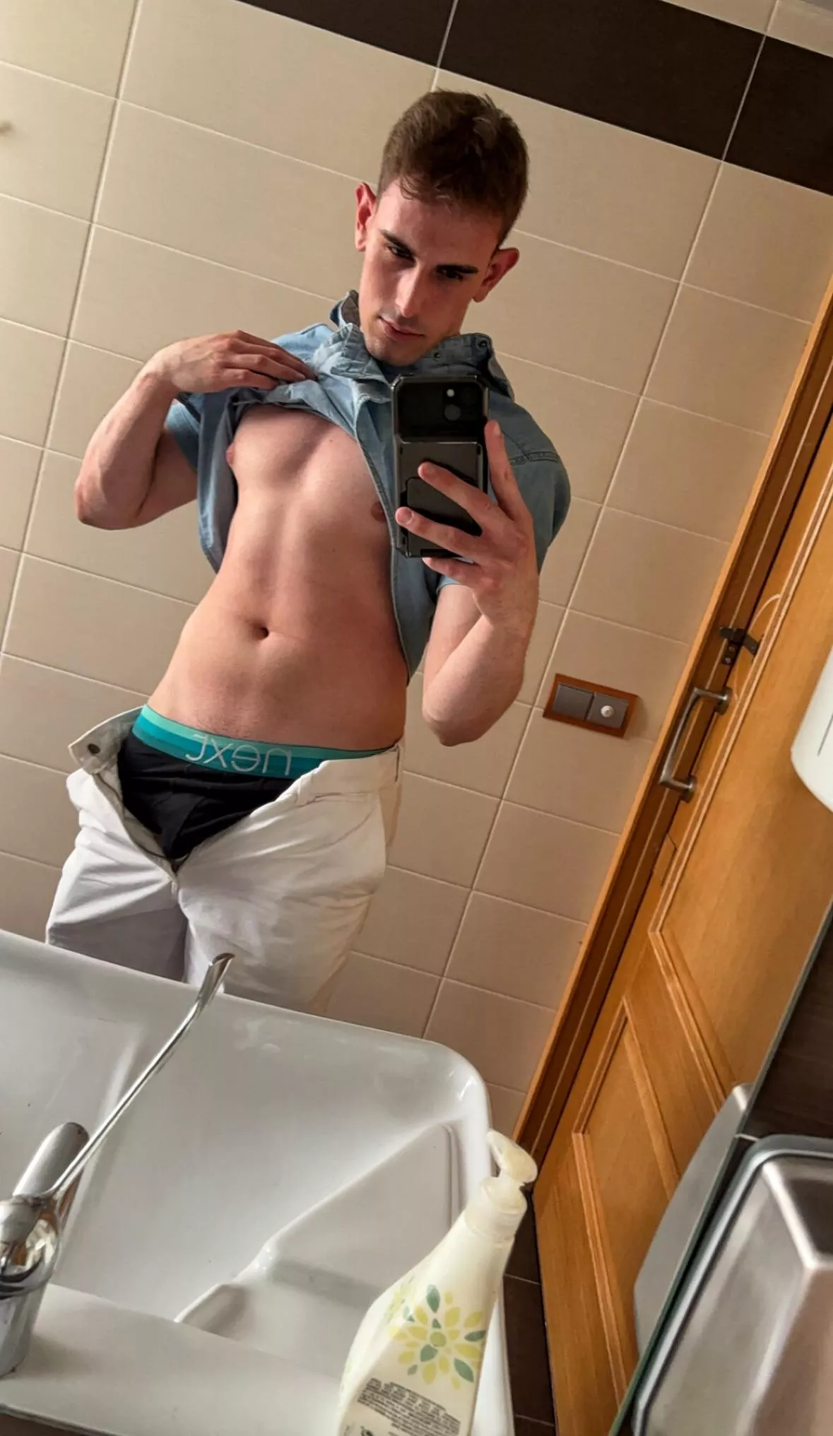 I’m in a church right now, perfect place to fuck in the bathroom?😉 posted by AlejaRose03