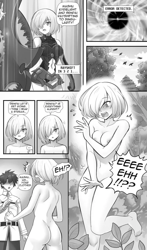 Mashu Kyrielight rayshift mishap by No_Principle_4283