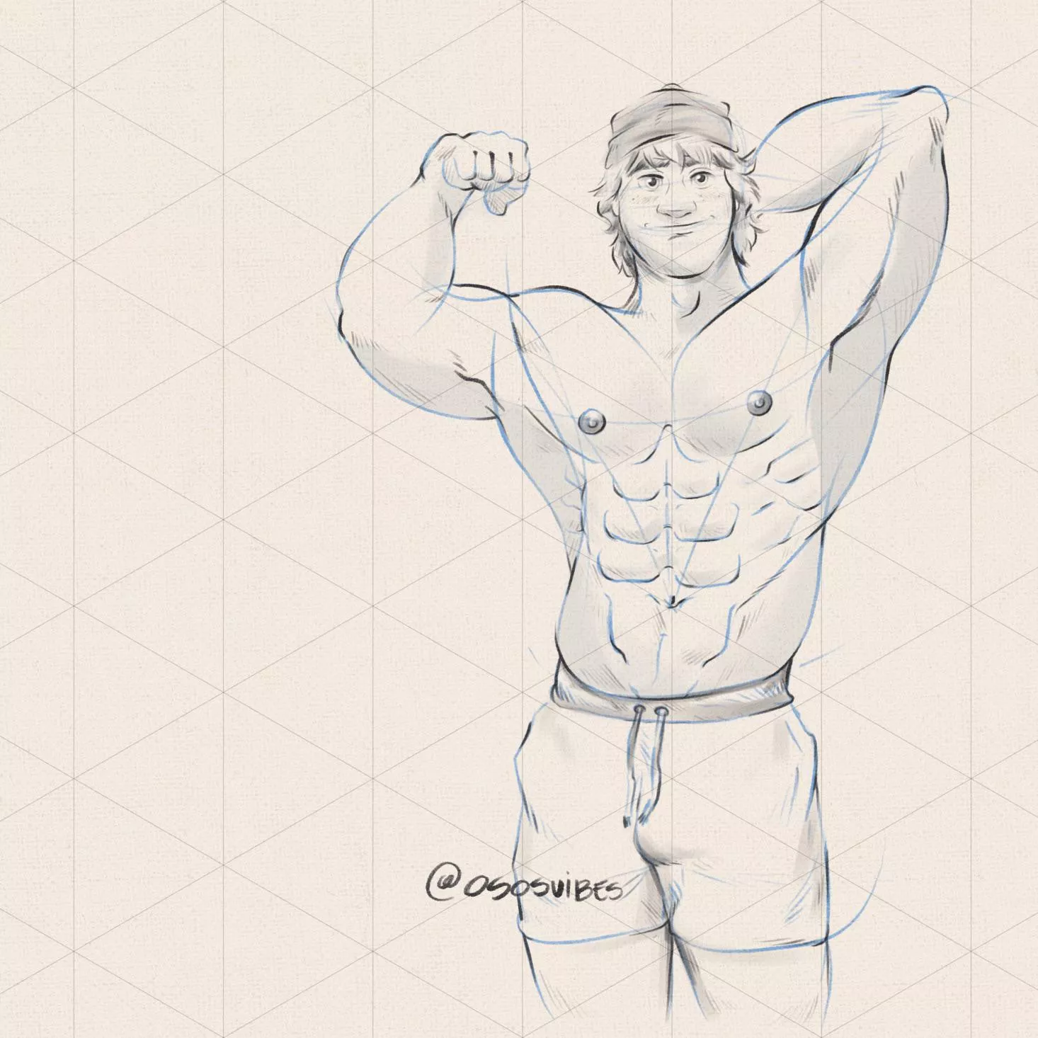 My attempt to draw Kristoff posted by ososvibes