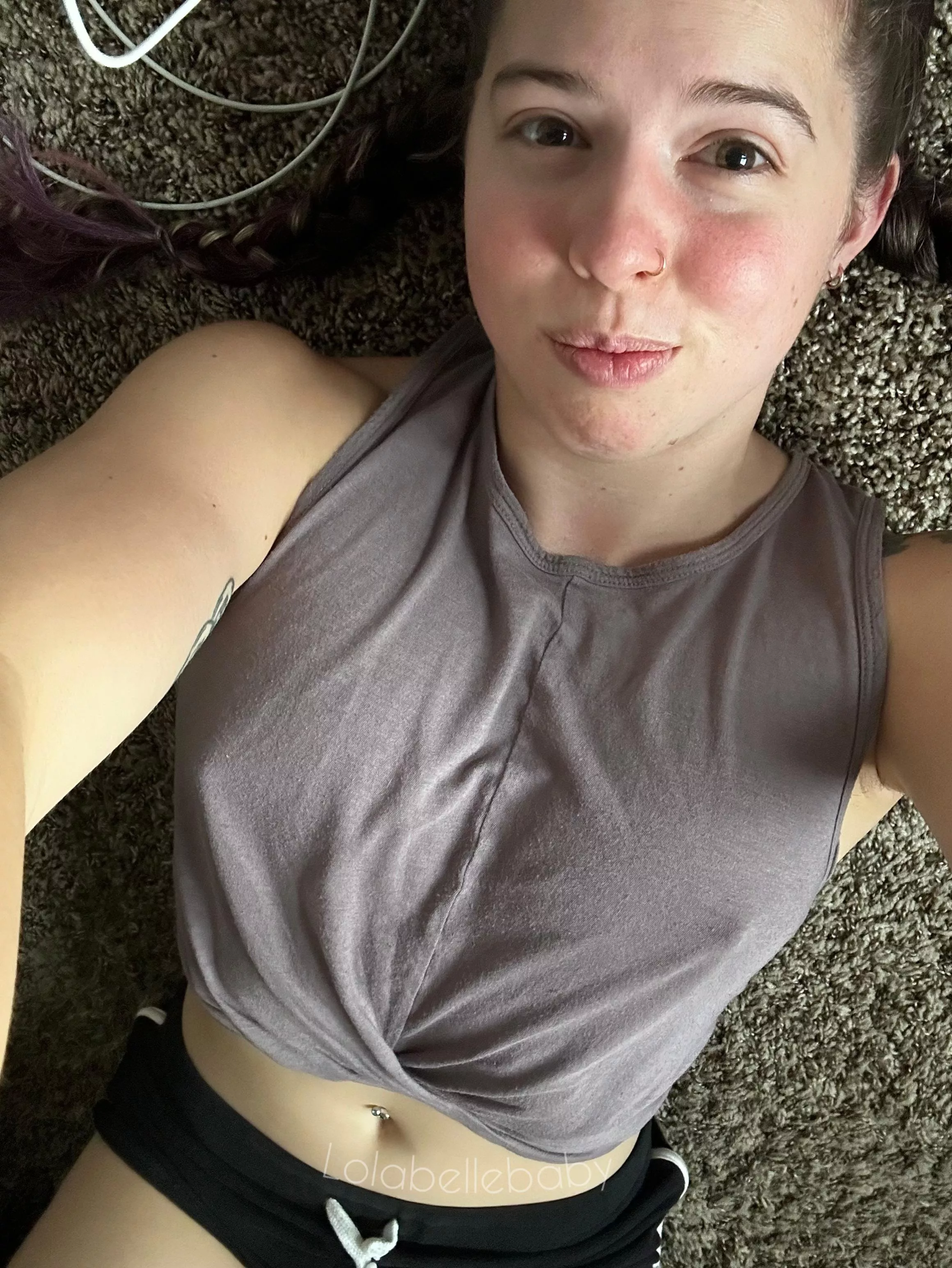 No bra no problem 😉 posted by lolabellebaby