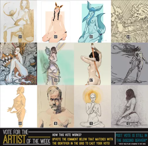 ¡¡Vote for the Artwork & Post of the week!!  by ffffff52_art