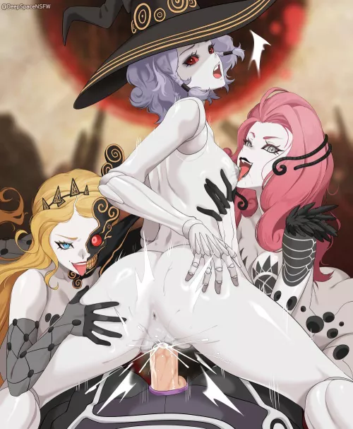 3 sexy sluts (deepspace) by Misa_misa_kira