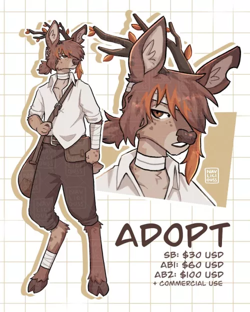 [Adopt] Deer Auction 🍂 Info in the comments by Navlicious