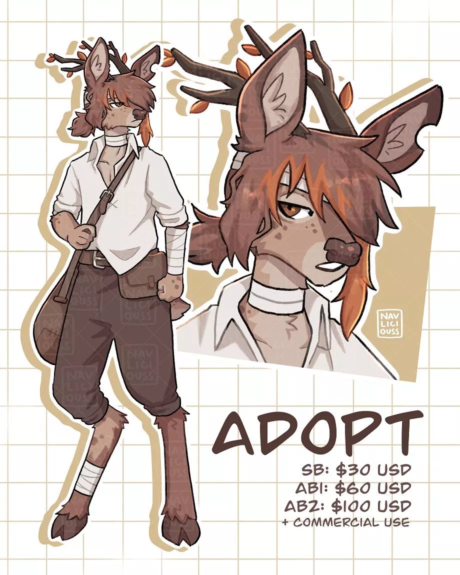 [Adopt] Deer Auction 🍂 Info in the comments posted by Navlicious
