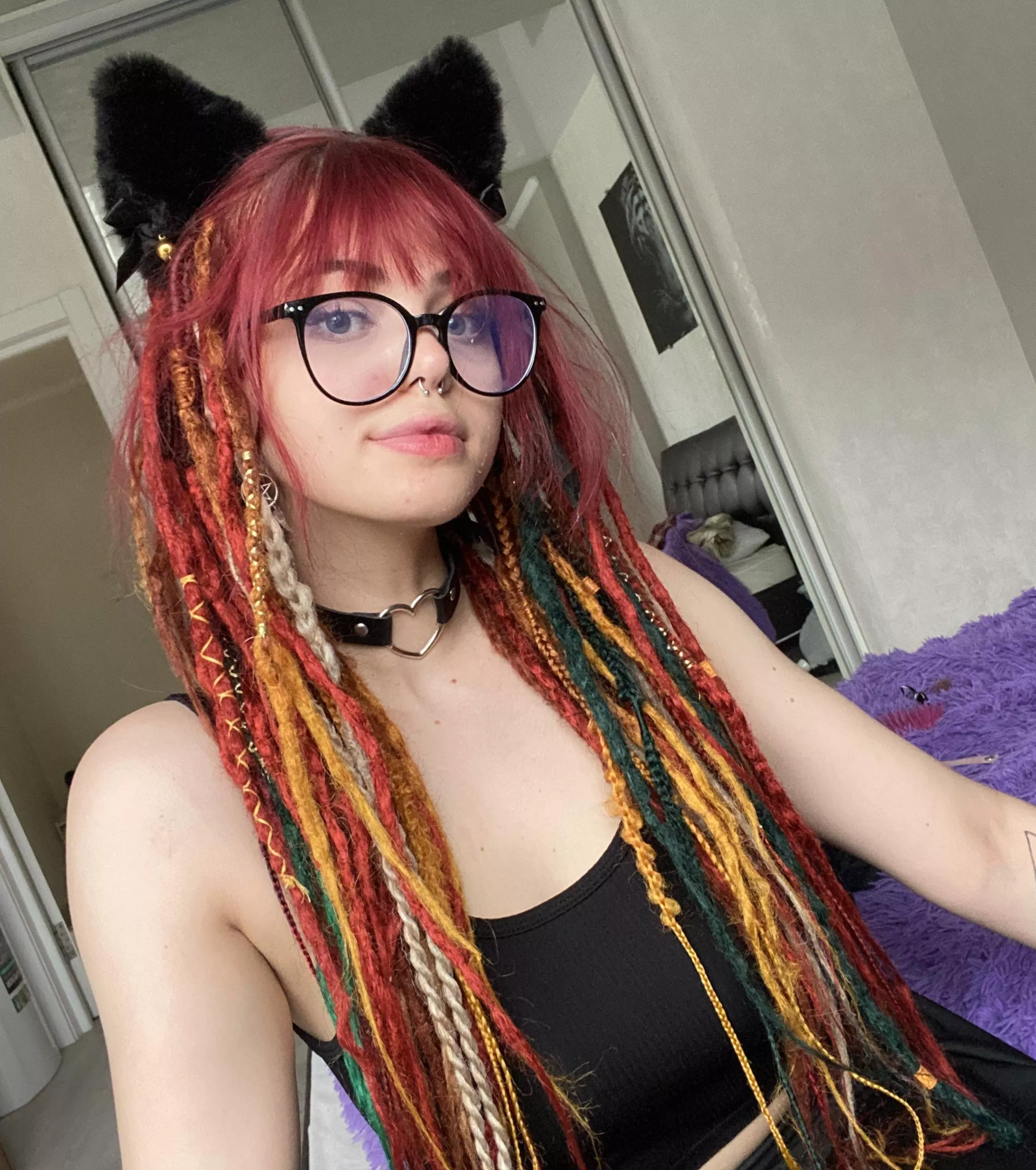 Am I still gorgeous with these cat ears posted by kokkaslice11