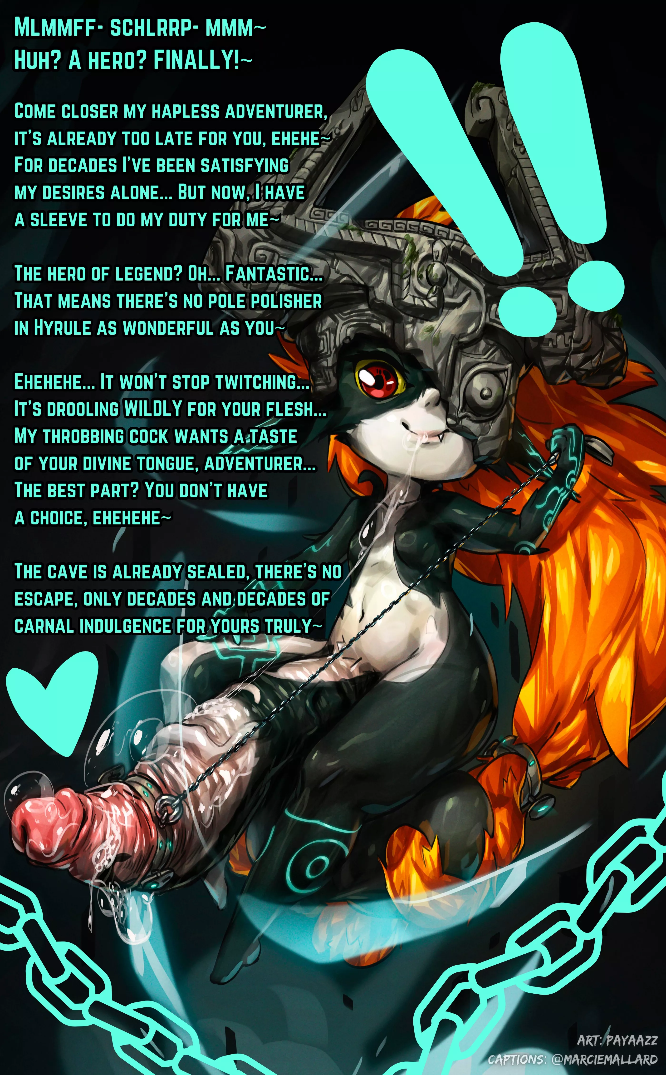 Cum slave of the cave~ [Futanari] [Shortstack] [Autofellatio] [Saliva] [Noncon] [Slave] [Trapped] [Credits in Caption] posted by MarcieMallard