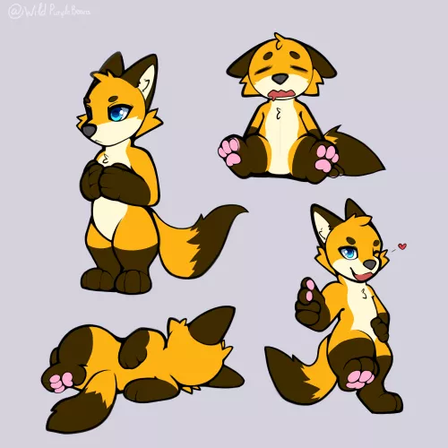 Drawing chibi styles, what do you think :3 by WildPurpleBeans