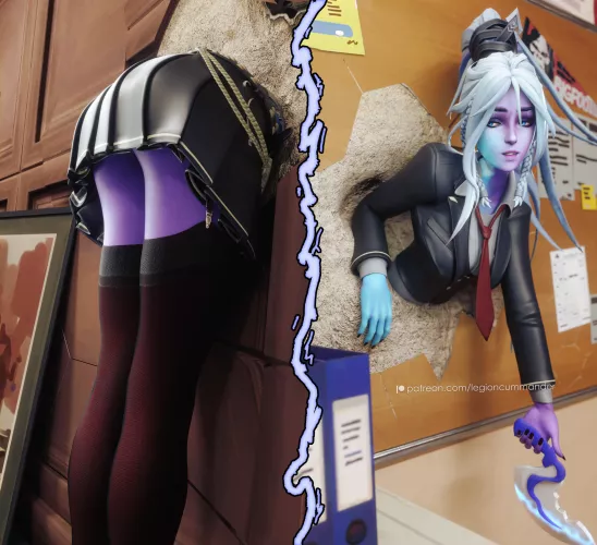 Drow Ranger blink in wall [Dota 2] (legioncummander) by legion_cum_mander